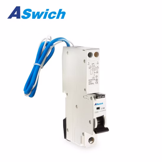 1p+N シリーズ 40A/30mA 電子式過負荷保護サーキットブレーカ RCBO